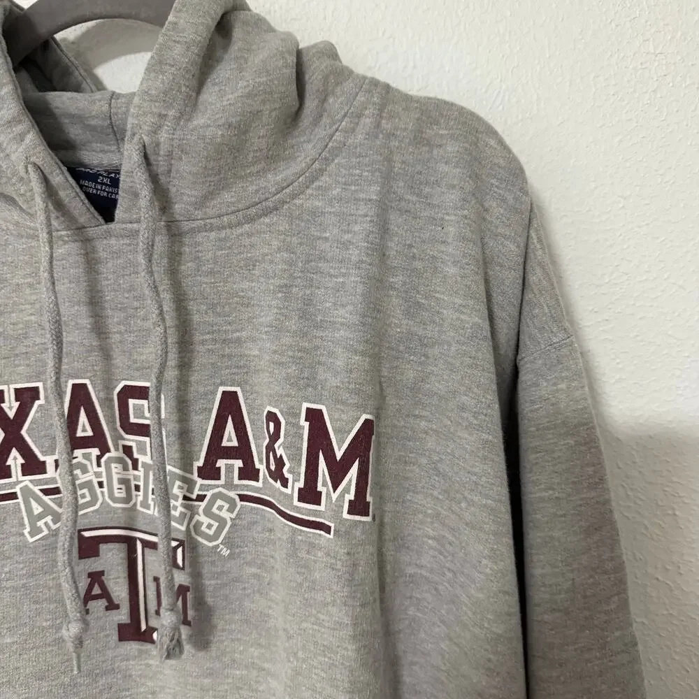 Pro Player Texas A&M Aggies Men's Gray Pullover Hoodie Size 2XL